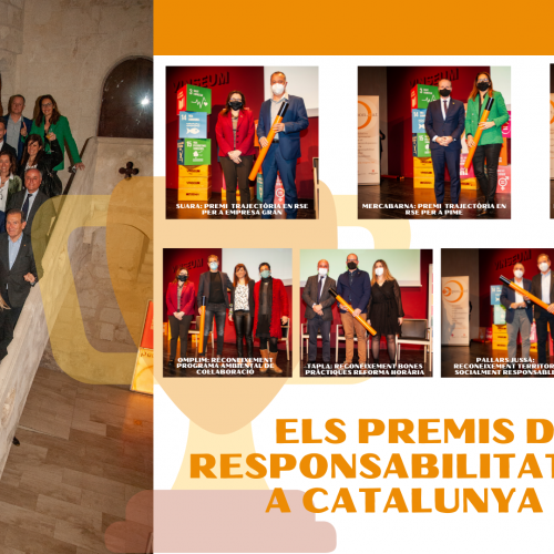 Els sisens Premis de la Responsabilitat Social de Catalunya reconeixen cinc empreses, un territori i una persona