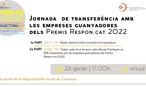 Jornada virtual de Transferència amb les guanyadores dels Premis Respon.cat 2022
